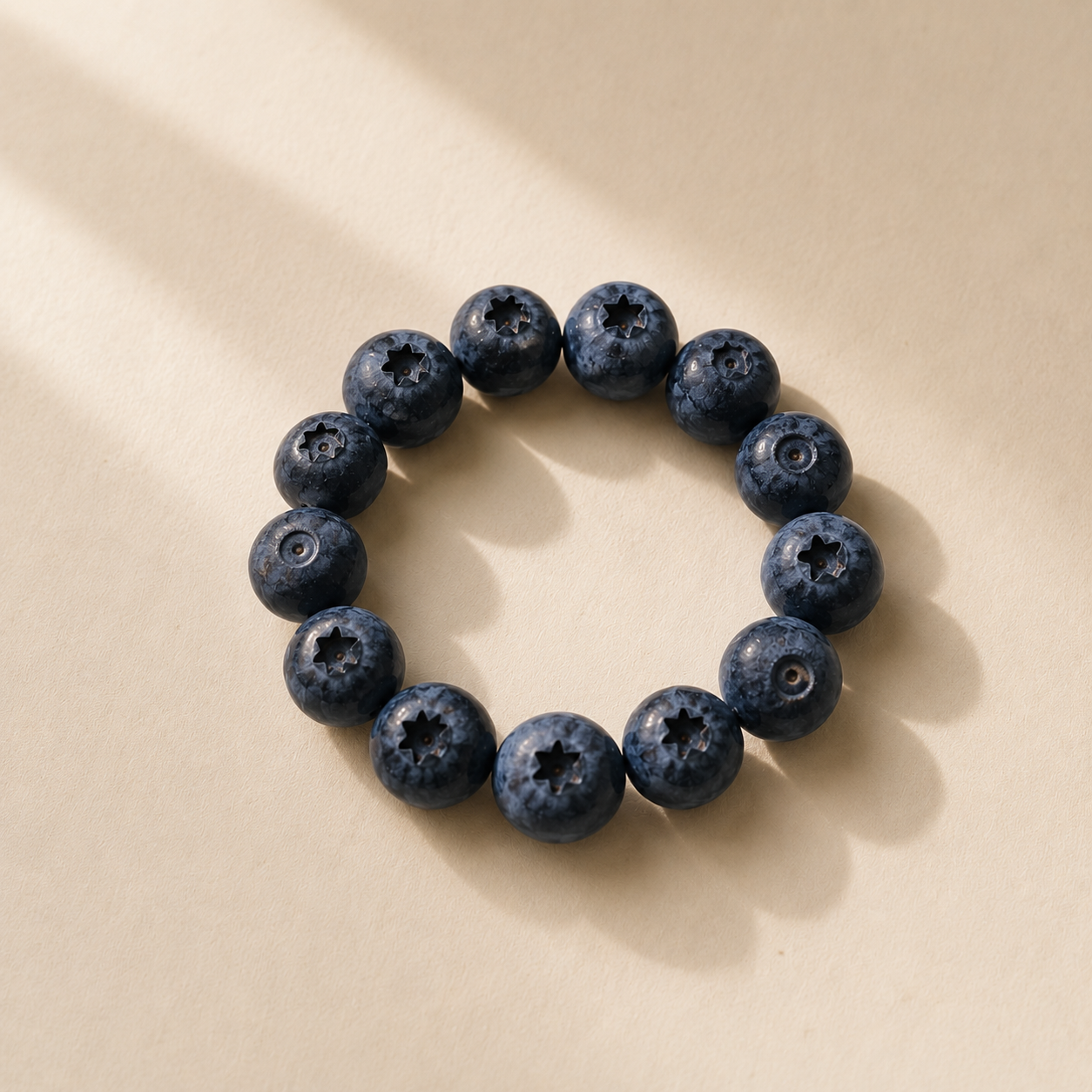 Blueberry Beaded Bracelet
