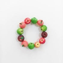 Sweet Apple Orchard Charm Bracelet - Aesthetic Y2K Fruit Jewelry